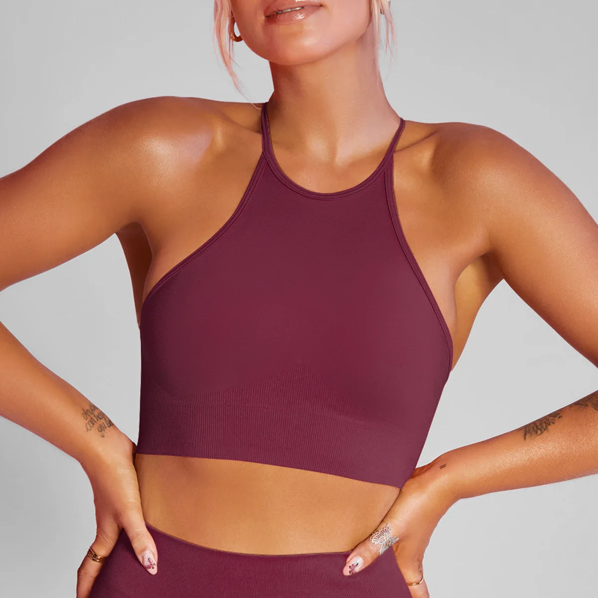 

Women Fitness Sport Breathable Vest Cross Strap Sports Top Women Push Up Yoga Gym Crop Top