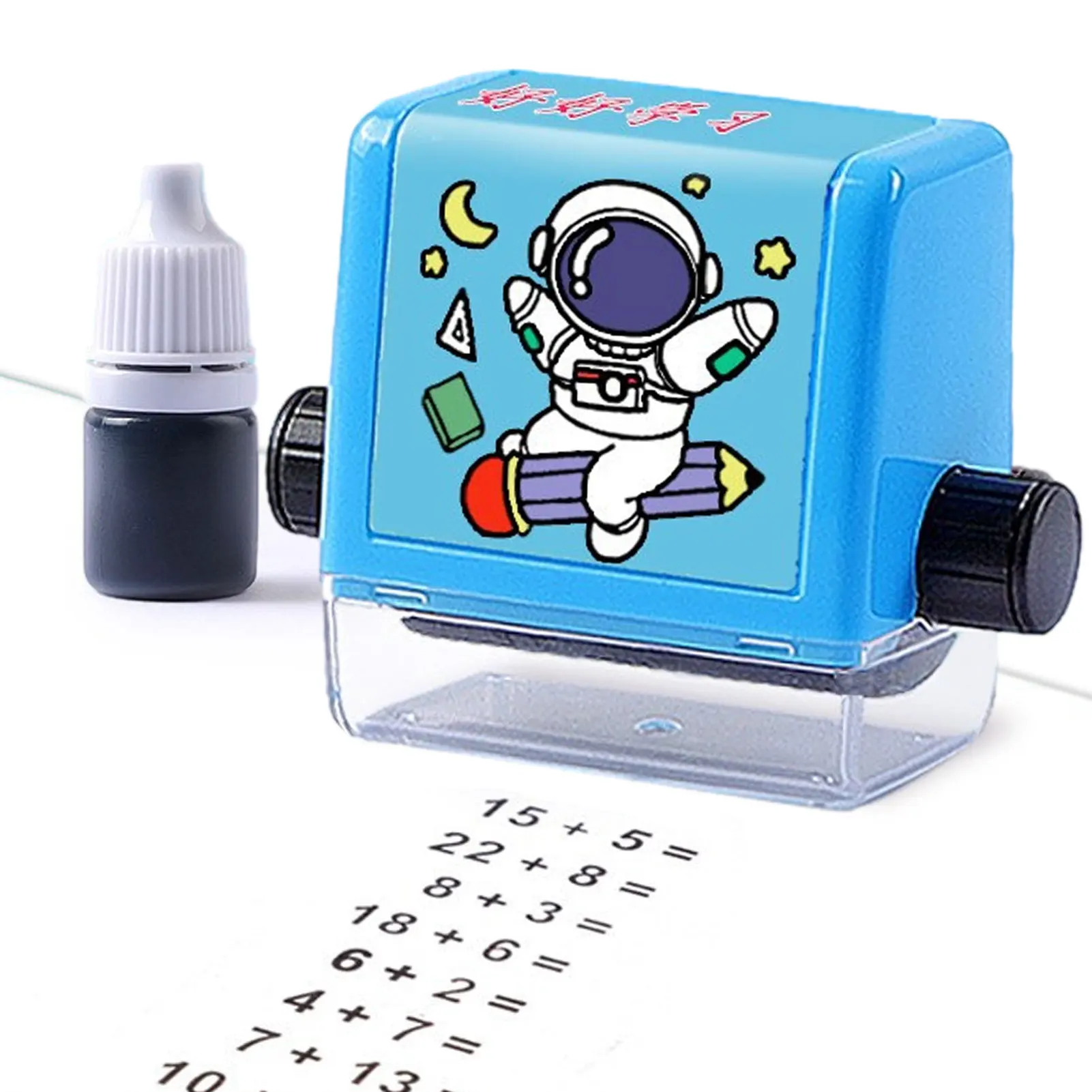 Digital Stamp Reusable Math Stamp Number Stamp Math Practice Tool Randomly Generated Math Questions For Preschool Kindergarten