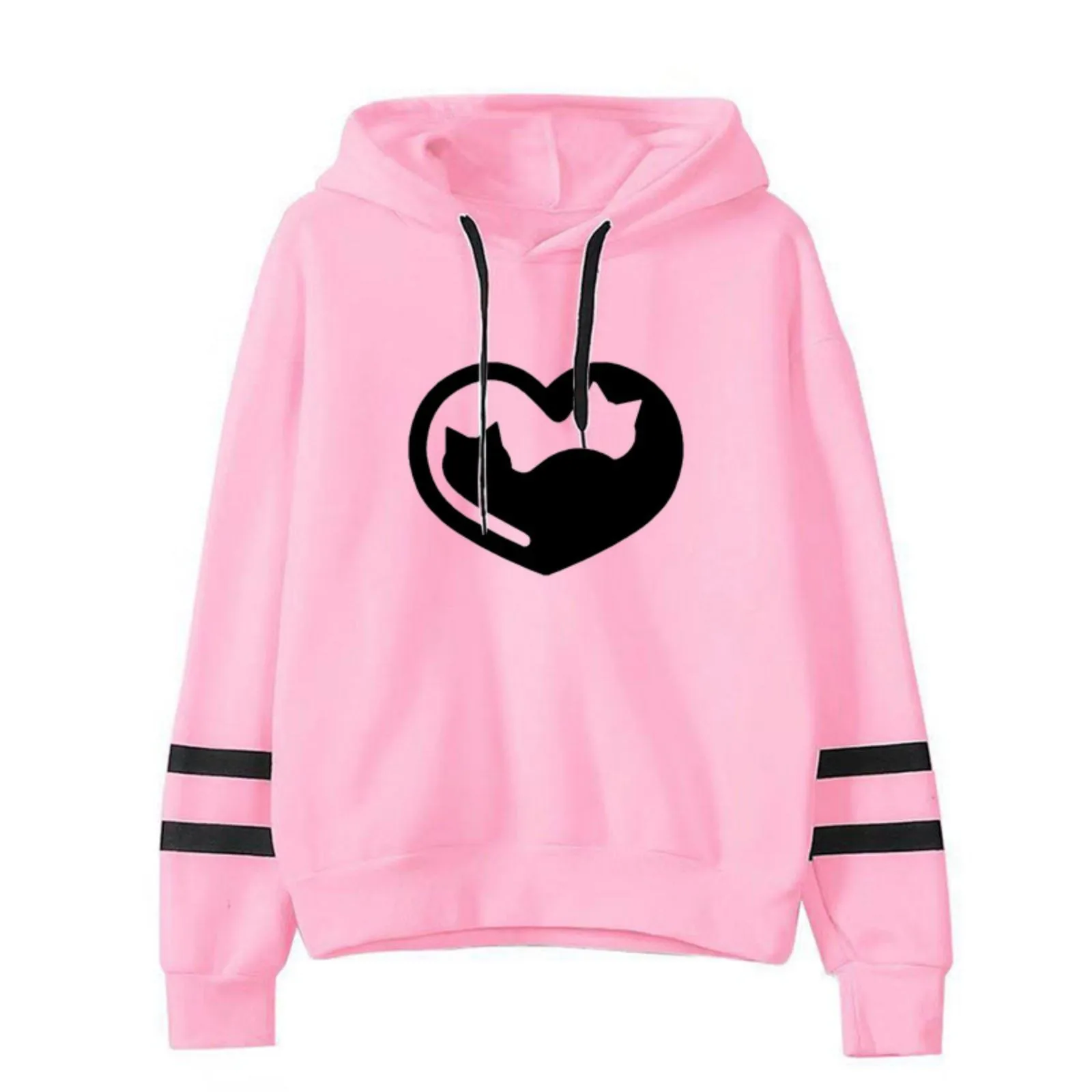 

Худи с надписью «Love Cat» на День святого Валентина