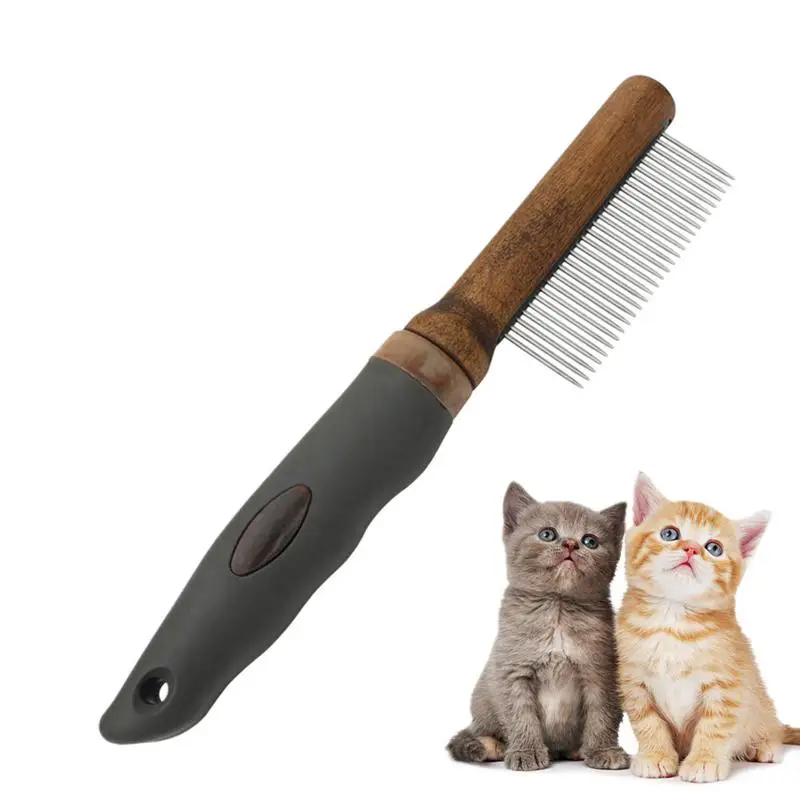 

Pet Knot Comb Dog Comb For Shedding Pet Hair Remover Dog Brush Wood Pet Comb Beauty Massage Comb Pets Products Accessories