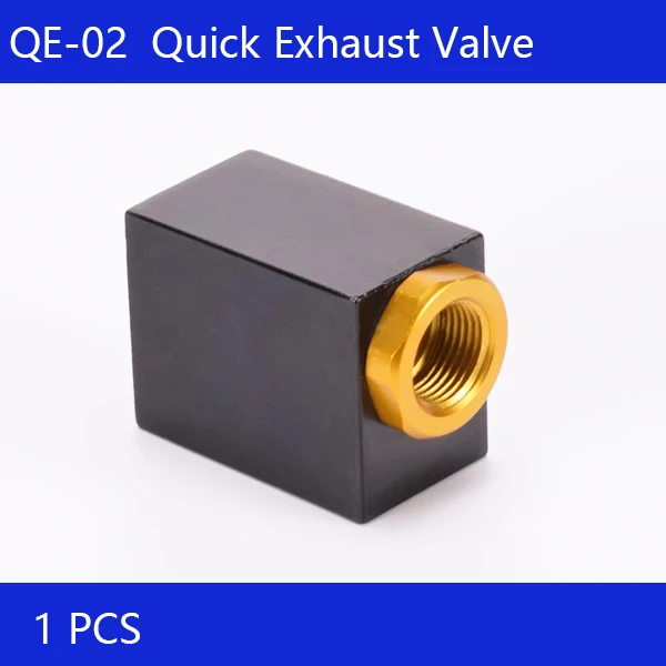 1 шт. QE-02 QE-03 QE-04 пневматический продувочный клапан выхлопной 1/4 &quotBSPT быстрый