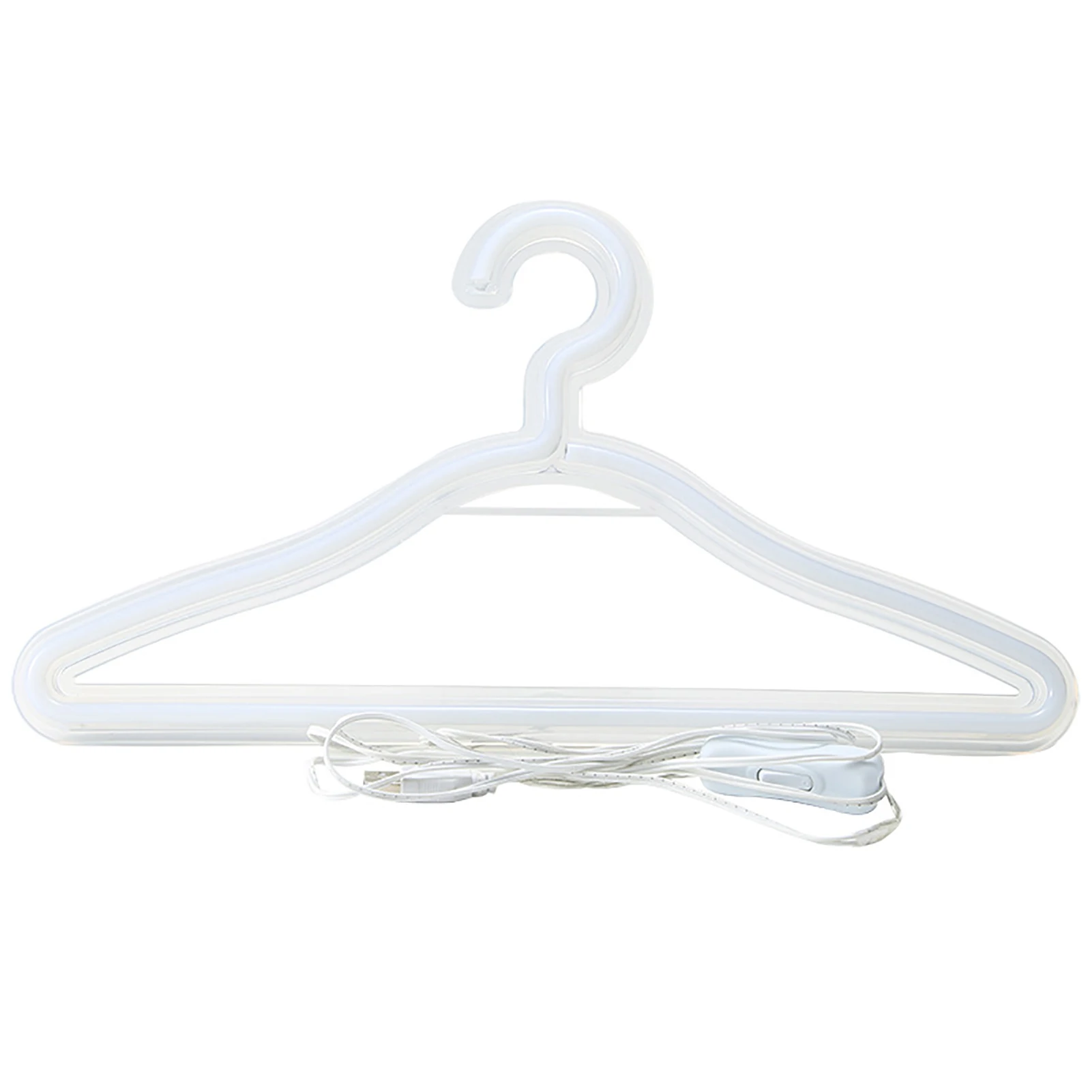 

Neon Sign Clothes Hanger USB Powered Clothes Hanger Stand Room Decor Clothes Stand Convenient To Use USB Powered Design Romantic