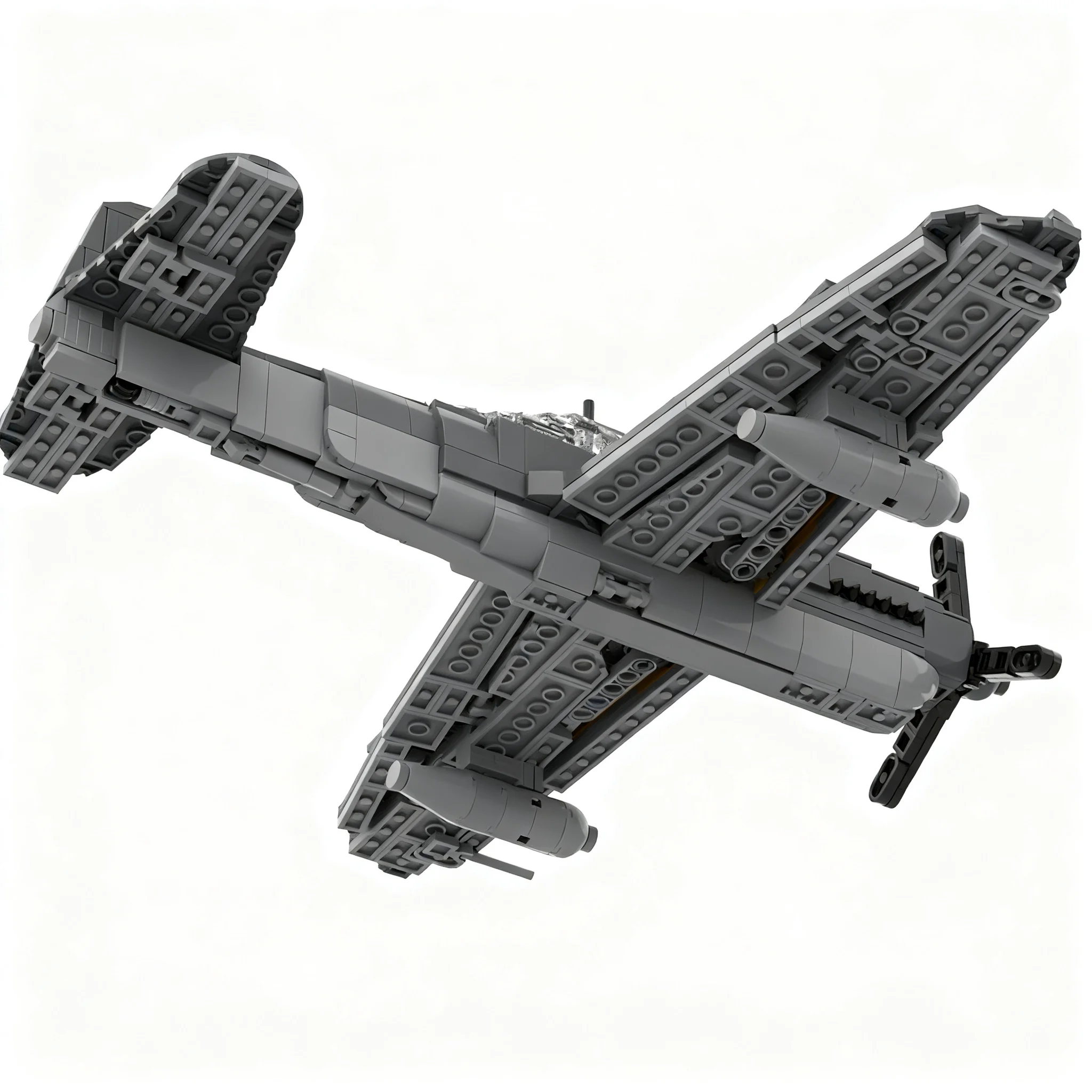 Фото 645 деталей MOC Yokosuka D4Y1, масштаб 1:35, модель Creator Expert, строительные блоки, идея для творчества своими руками, художественное творчество, сборка, образовательный набор. №3