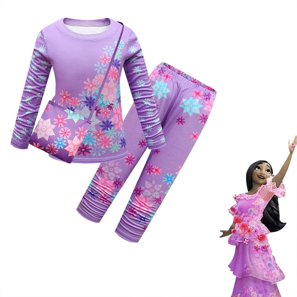 

Isabela Cosplay Costume Kids ChildrenShirt Pants Bag Outfits Halloween Carnival Suit