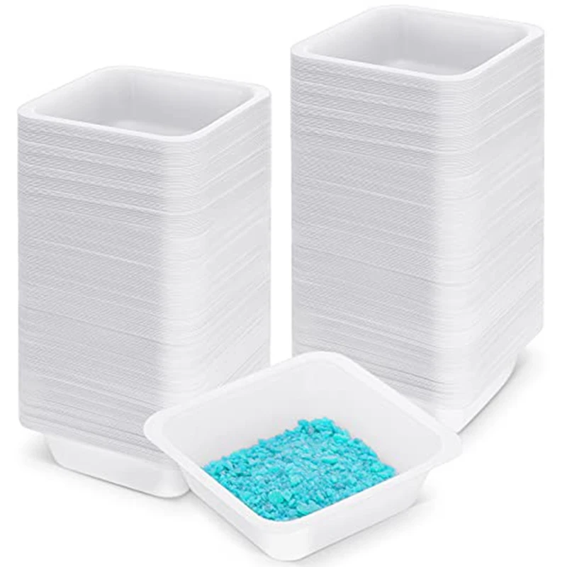 

250Piece Weigh Boats Medium Square Trays 100Ml Disposable Plastic For Scale Anti Static Plastic Pan Lab Weighing Dishes