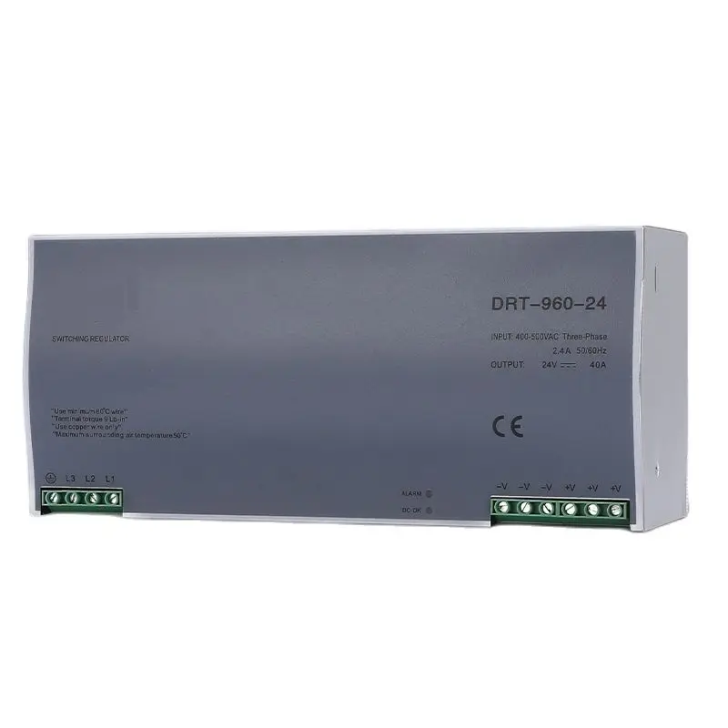 

Импульсный источник питания DRT-960-24 960W 24V 340-550VAC 40A