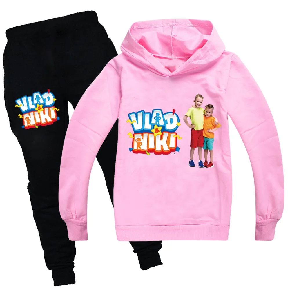 

Свитер и брюки для девочек Vlad и Ники, комплект из двух предметов, свитер и штаны для детей старшего возраста, весна-осень