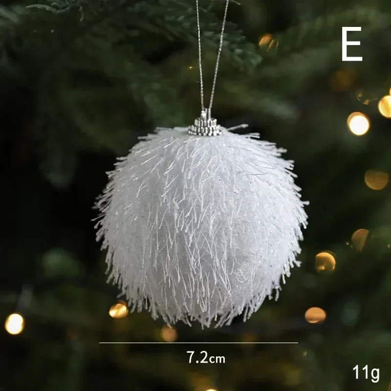 

Белый рождественский шар из пенопласта