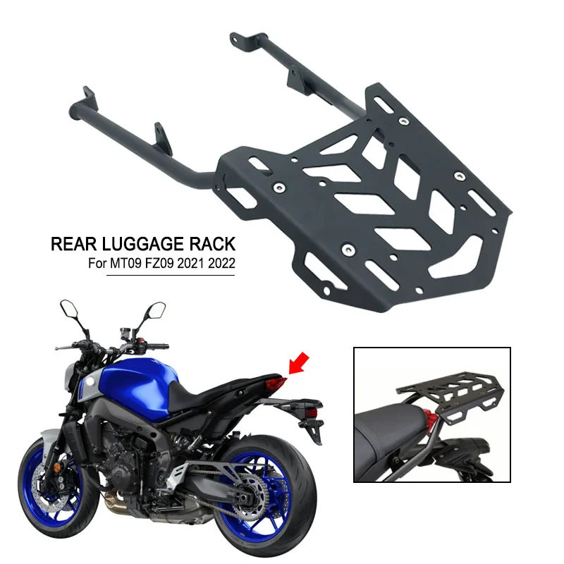 Rack Carrier Shelf Top Box Holder Support Bracket For Yamaha Mt-09 Fz-09 Fz09 Mt 09 2021 2022 Motorcycle