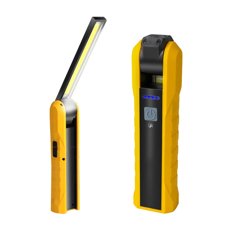 

LED Work Light With Magnet USB Rechargeable Lighting Garage Car Repair Flashlight Outdoor Camping Emergency Warning Light