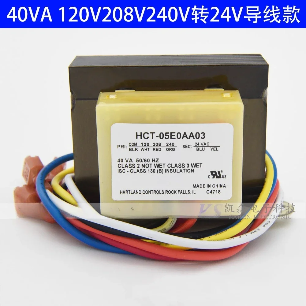 40ВА 120V208V240V до 24V HCT-05E0AA03 HCT-01E0BB канальная машина UL трансформатор