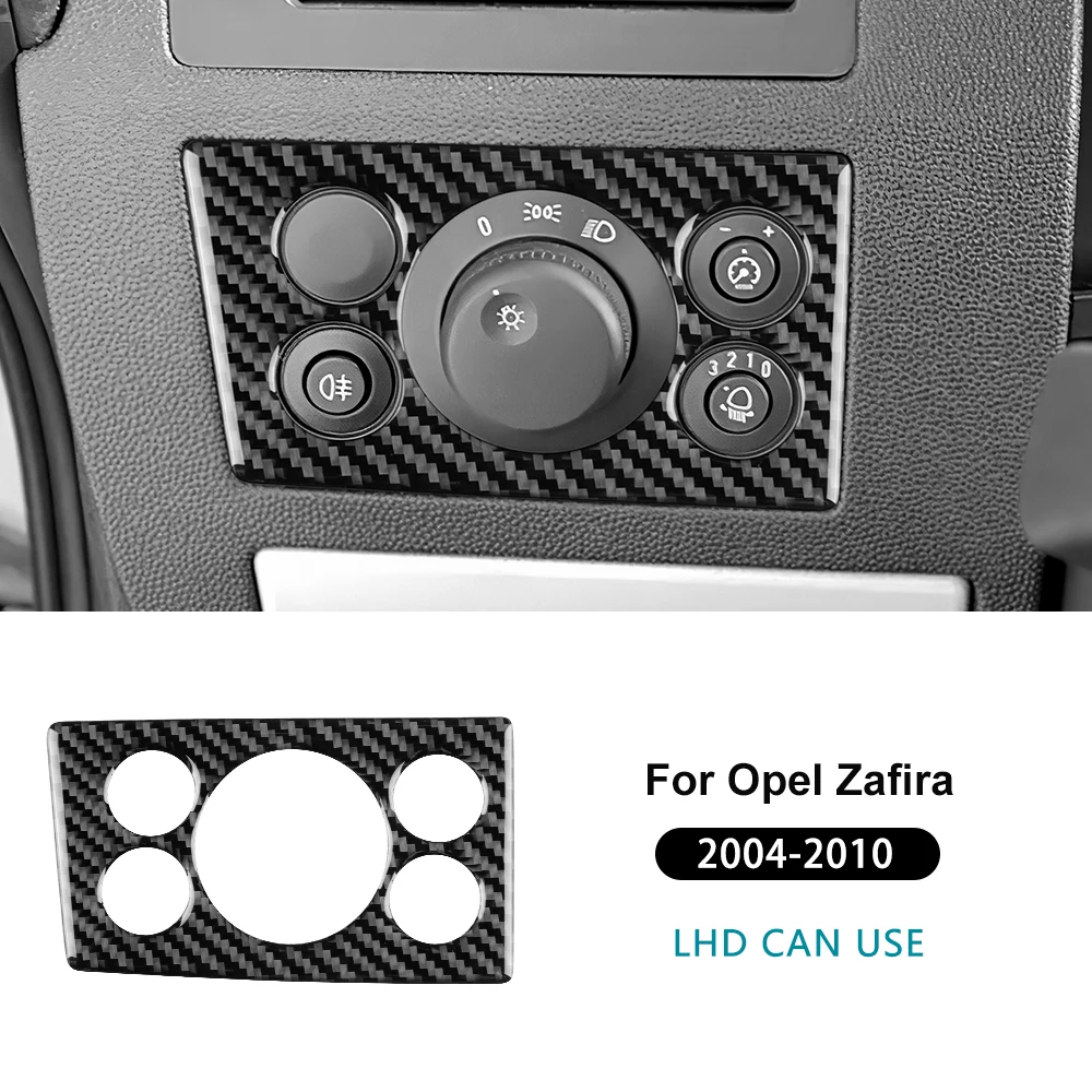 

Настоящая мягкая наклейка из углеродного волокна для Opel Zafira B 2004 2005 2006 2007 2008 2009 2010 LHD, регулировочная рамка для фар автомобиля, отделка