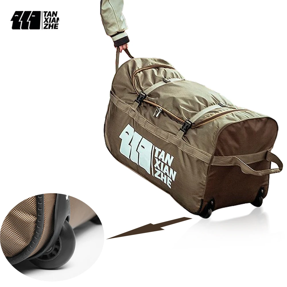 TANXIANZHE Outdoor Camping Equipment Large Storage Bag Storage Bag Travel Suitcase Portable Large Space Foldable Tugboat Bag