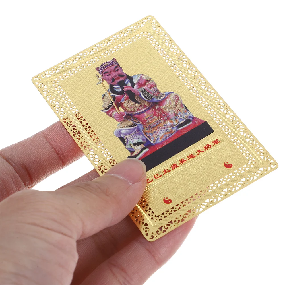 2 шт. бронзовая карта General Wu Sui благоприятные карты очаровательные китайские для