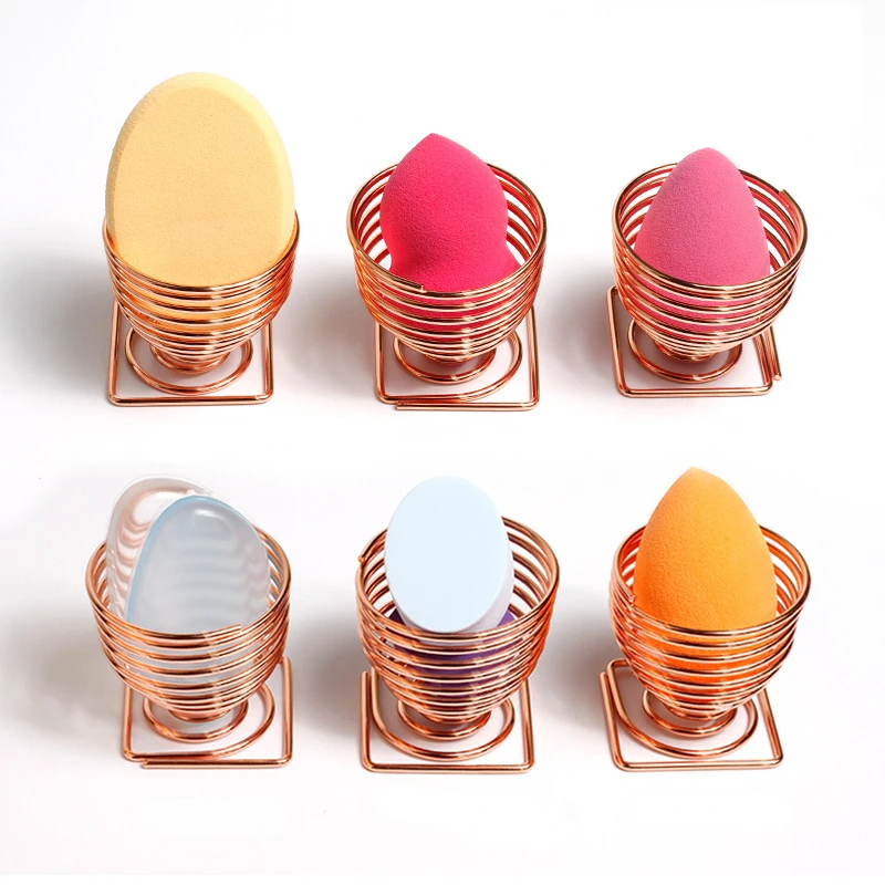 

Multi Style Metal Bracket Creative Gourd Puff Storage Rack Beauty Sponge Drying Stand Holder Make Up Egg Women Gift Makeup Tools