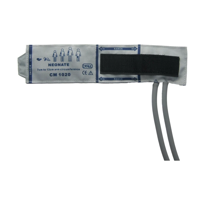 

Arm Circumference 7-13cm Reusable Blood Pressure Cuff, Double Tube NIBP Cuff With Bladder(CM-1020D-07)
