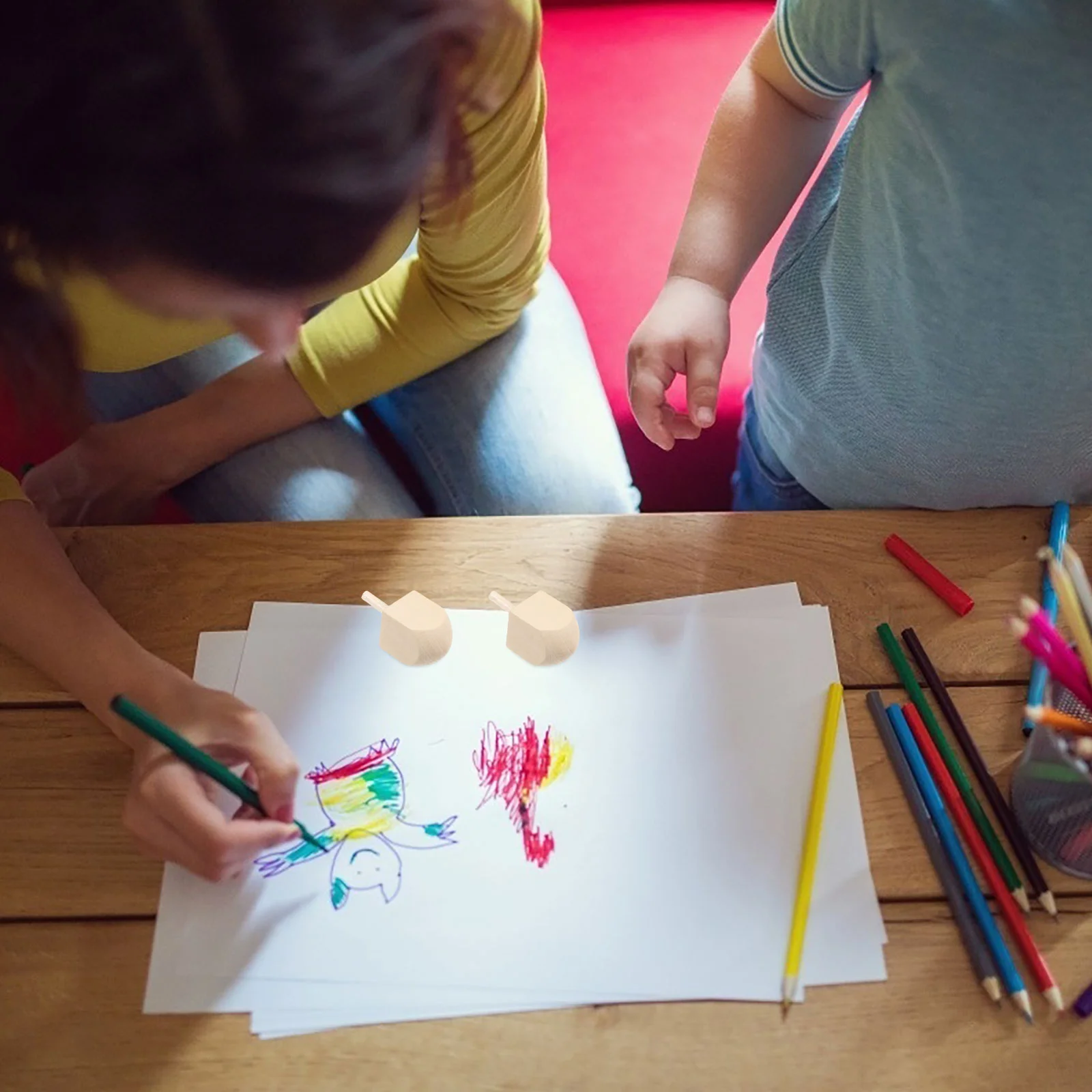 10 шт. Ханука Дрейдель рождественские подарки детский гироскоп игрушечный стол