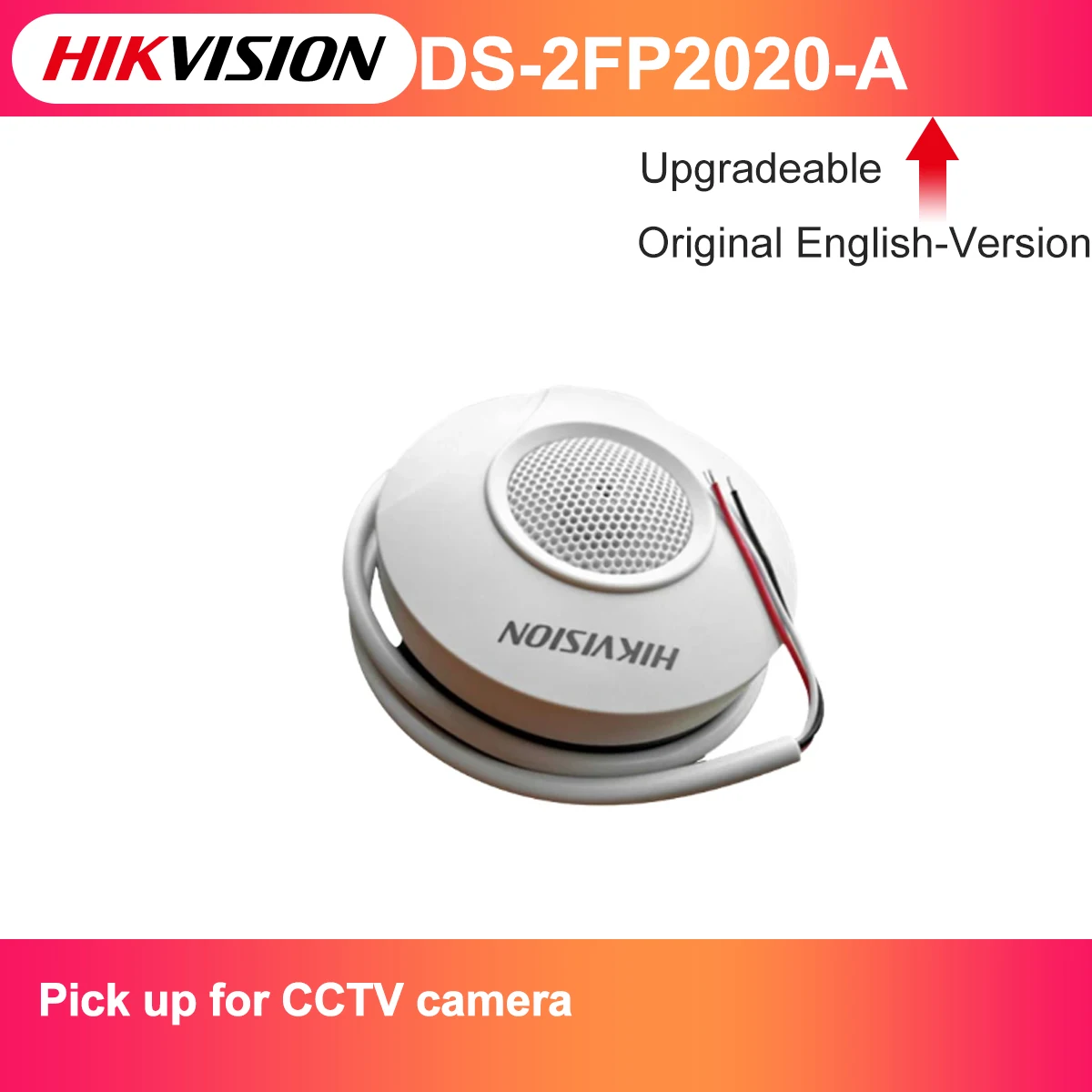 

Original Hikvision DS-2FP2020-A replace DS-2FP2020 HIFI Microphone Mic Audio Pickup for CCTV Camera