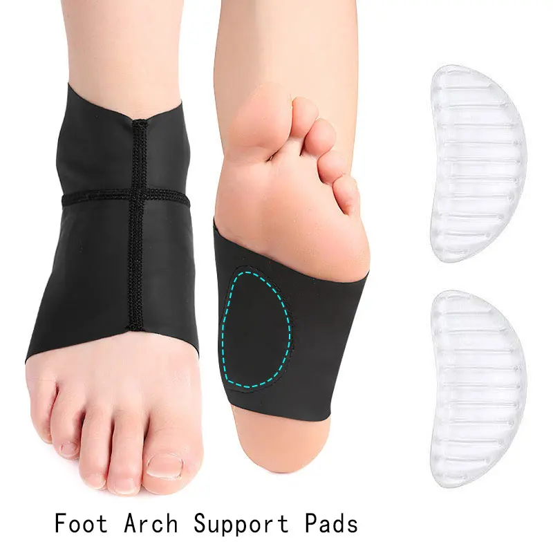 

1 Pair Silicone Gel Flat Feet Insole Foot Arch Support Men Orthotic Pad Arch Corrector Plantar Fasciitis Orthopedic Insoles