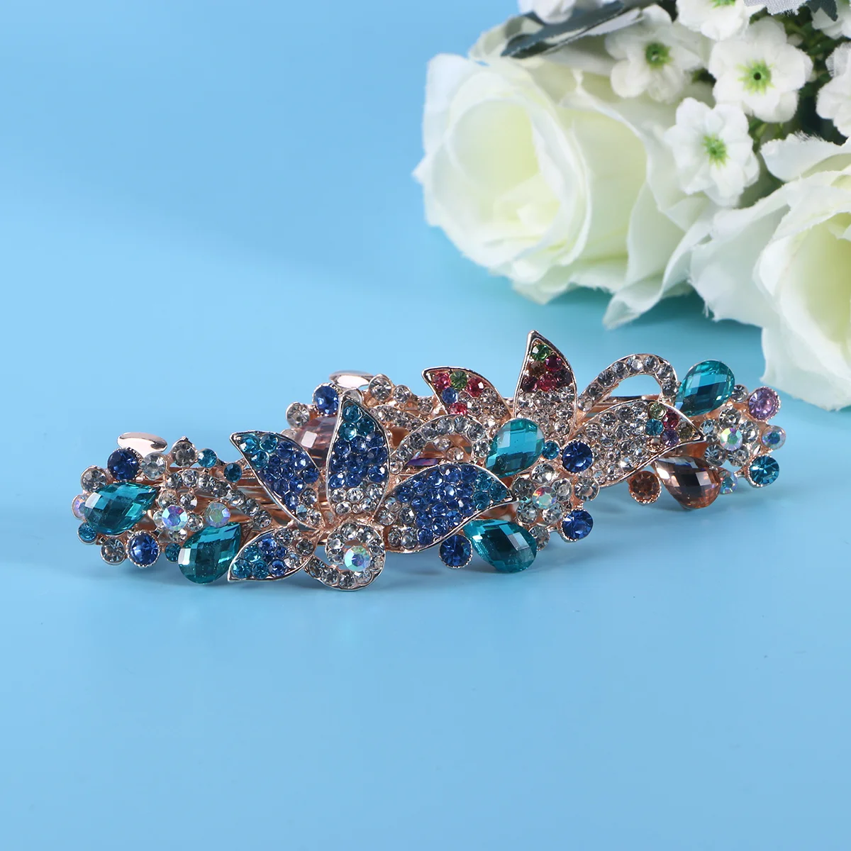 4 шт. заколки для волос со стразами женские бантики свадебные аксессуары в стиле