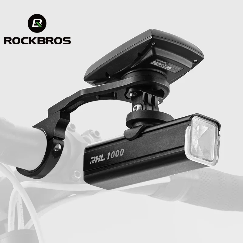 Фото ROCKBROS велосипедный светильник, кронштейн, GPS, поддержка велосипеда, держатель Gopro для компьютеров Bryton IGS Garmin, держатель для велосипеда, аксессуары №4