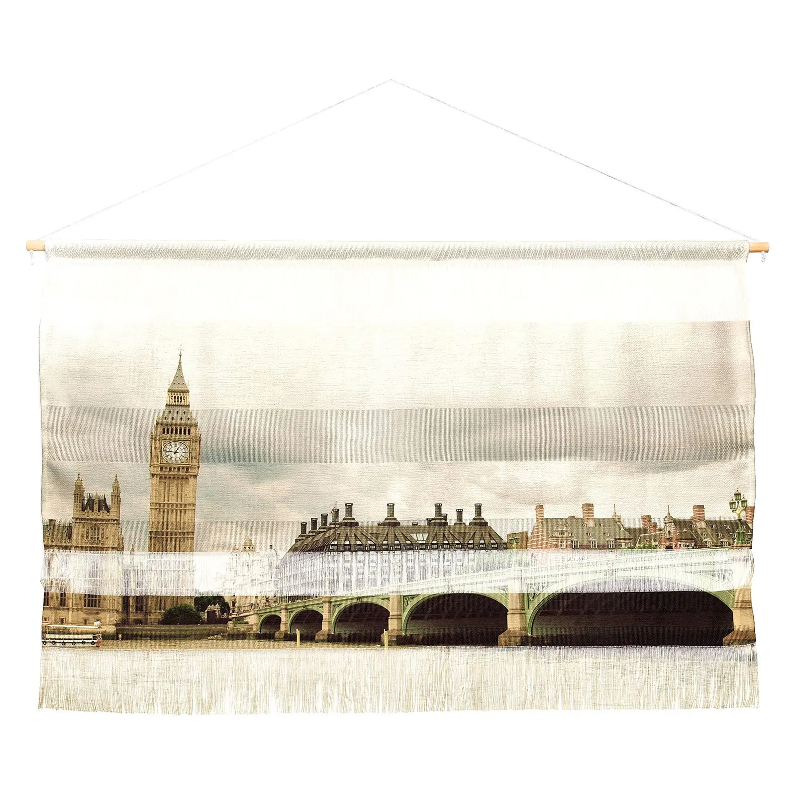 

Free Shipping Happee Monkee Big Ben Wall Hanging