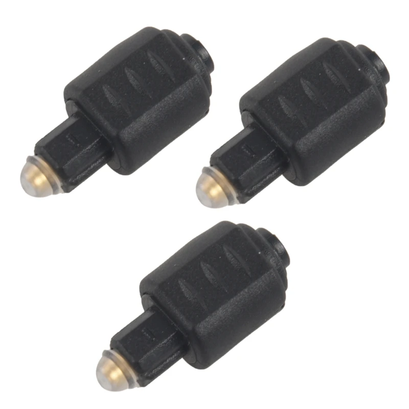 

3X мини оптический аудио адаптер 3,5 мм гнездовой разъем к цифровому Toslink штекер для усилителя