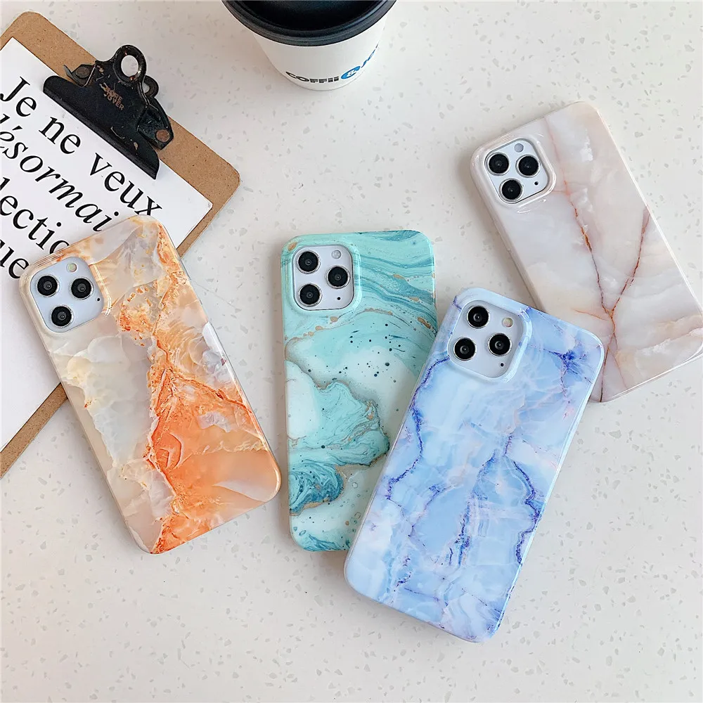 

Marble Phone Case For Samsung Galaxy Note 20 10 S20 FE S21 Ultra S10 Plus A52 A72 A12 A32 A70 A50 A21S A51 A71 A41 Cover