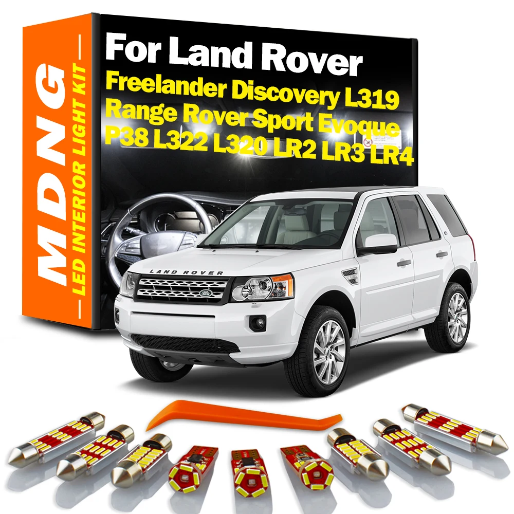 Для Land Rover Freelander Discovery L319 Range Sport Evoque P38 L322 L320 LR2 LR3 LR4 1 2 3 4 Комплект светодиодных ламп