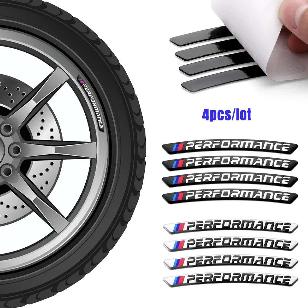 4 шт. алюминиевые автомобильные диски гоночные наклейки значок авто украшение