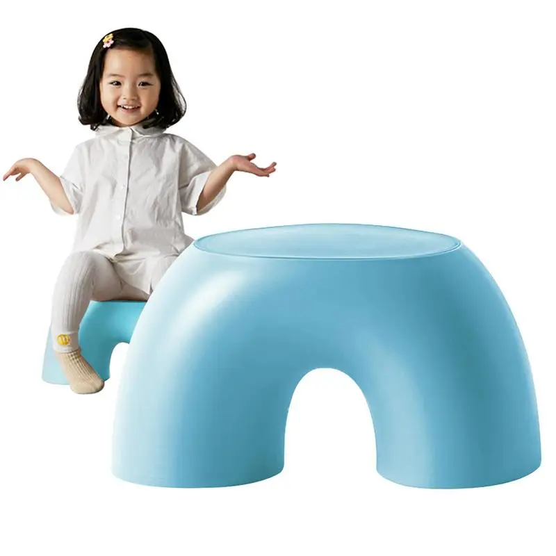

Kids Stool Chair Rainbow Shape Small Stools Furniture Children's Stool Toy Sofa Stool Children Kids Bedroom Interior Decoration