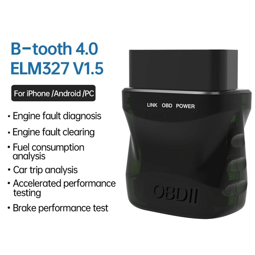

Smart Bluetooth OBD2 Scanner Professional Car Diagnostic Scan OBDII Engine Light Fault Code Reader Tool For Bmw Tesla VW Benz