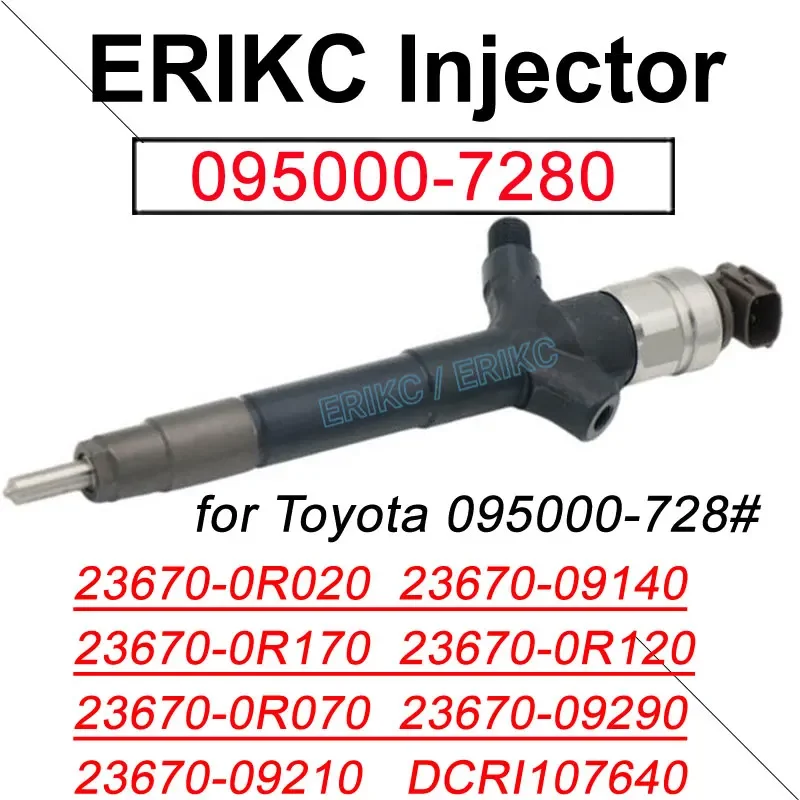 095000 -7280 Распылитель дизельных форсунок -7281 Форсунка впрыска топлива 23670-0R170 для