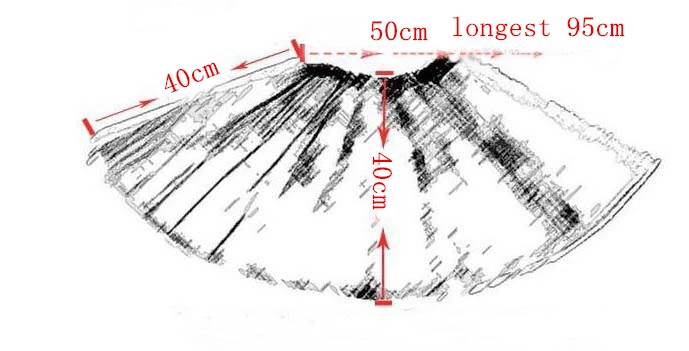 Радужная юбка-пачка для девочек длиной 40 см детская танцевальная балетная