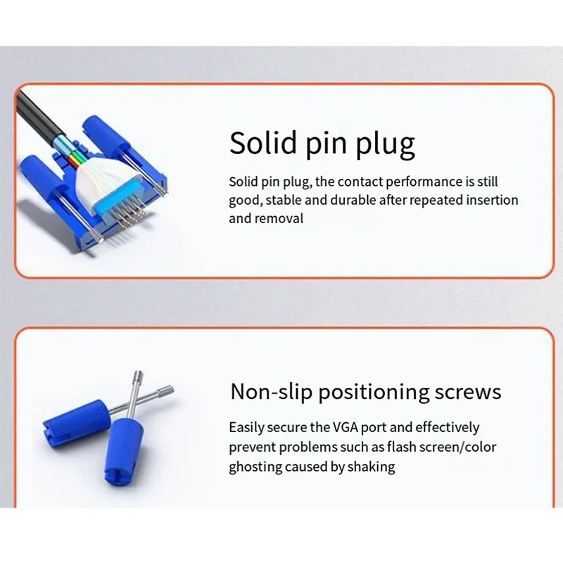 Кабель передачи данных VGA3 + 6 5 с разъемом штырь-штырь