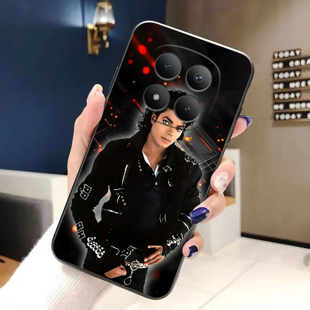 Фото Чехол для телефона Xiaomi Redmi Note 15 14 13 12 12S 11 11T 11S 10 10S 9 Pro PLUS, чехол-накладка M-Michael J-Jackson Singer №2