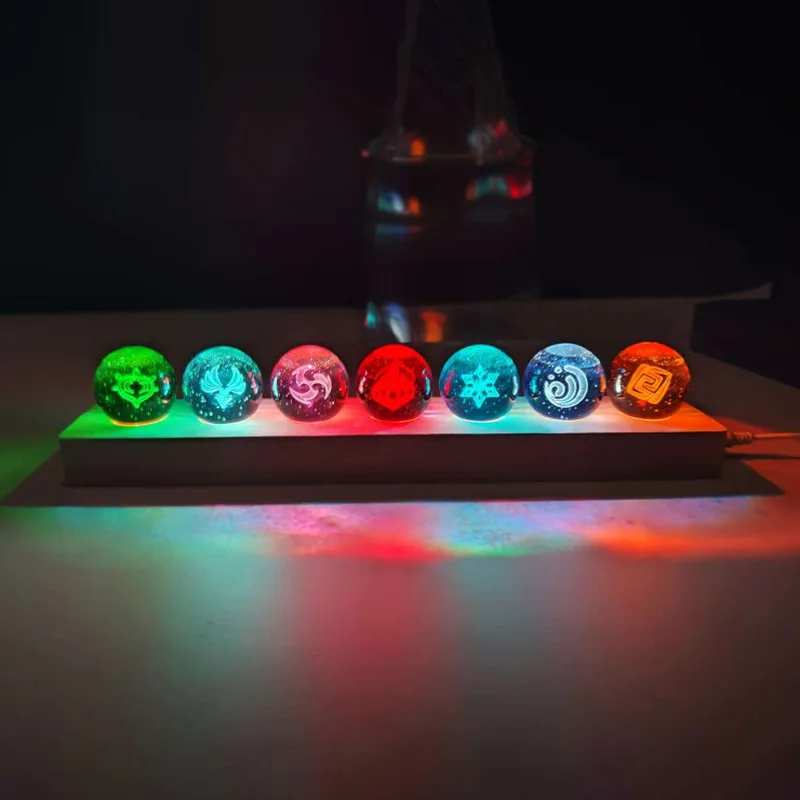 MINISO Genshin Impact хрустальные шары набор ночник