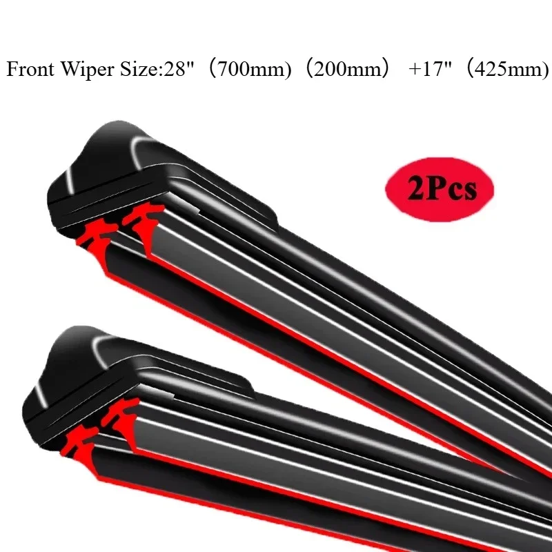 Для Volkswagen VW ID.6 X CROZZ 2021-2025 2022 стеклоочиститель передние и задние щетки стеклоочистителя лобовое стекло щетки для окон 28 