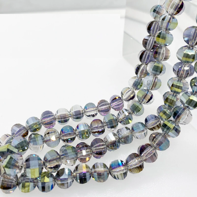 

Koaem 4/6/8/10mm Watermelon Beads Round Austria Crystal Beads Ransparent Beaded Colored Diy Glass Beads Jewelry Making