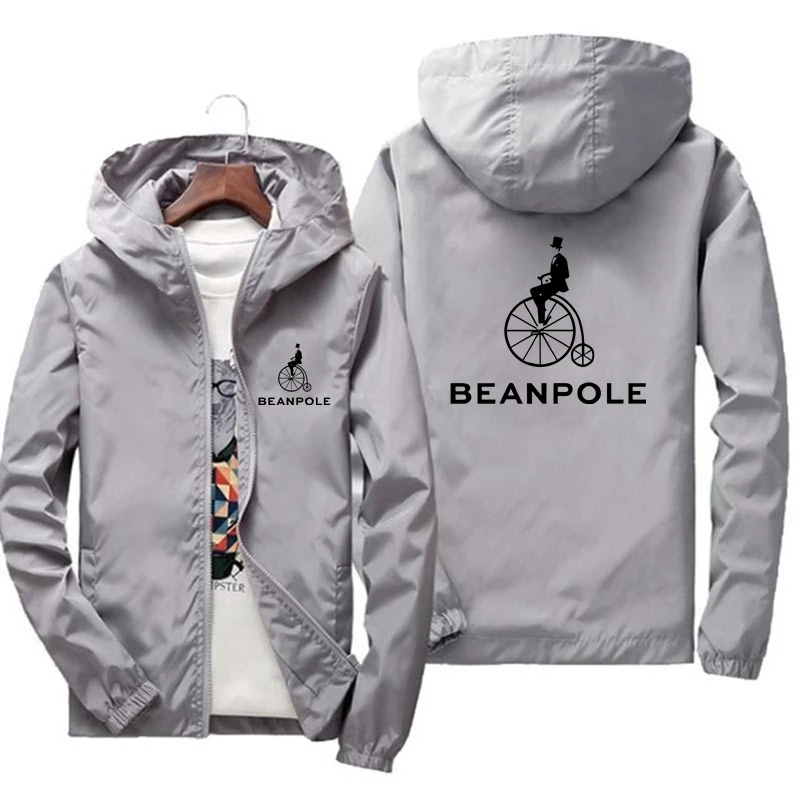 

Beanpole Men's Jacket Everyday Fall Winter Windbreaker Webbing Stand Collar Regular Fit Sports Long Sleeve Jacket Baseball Jerse