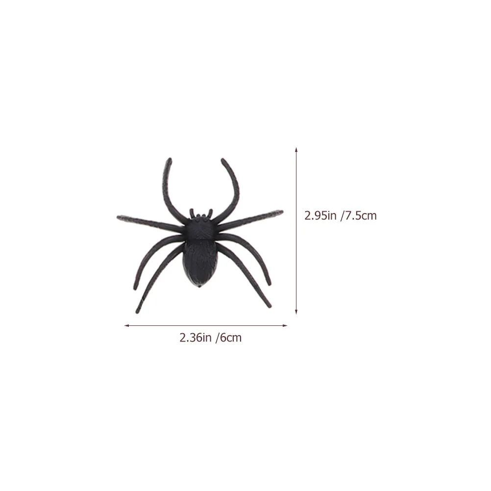 

50 Spider Props Macabre Spider for Party Decoration