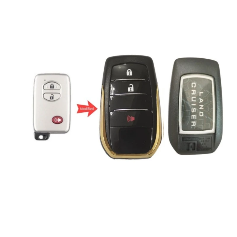 

Модифицированный для Toyota C-hr Land Cruiser 200 Avensis Auris Corolla дистанционный умный Автомобильный ключ оболочка чехол 2/3/4 Кнопка fob Toy48