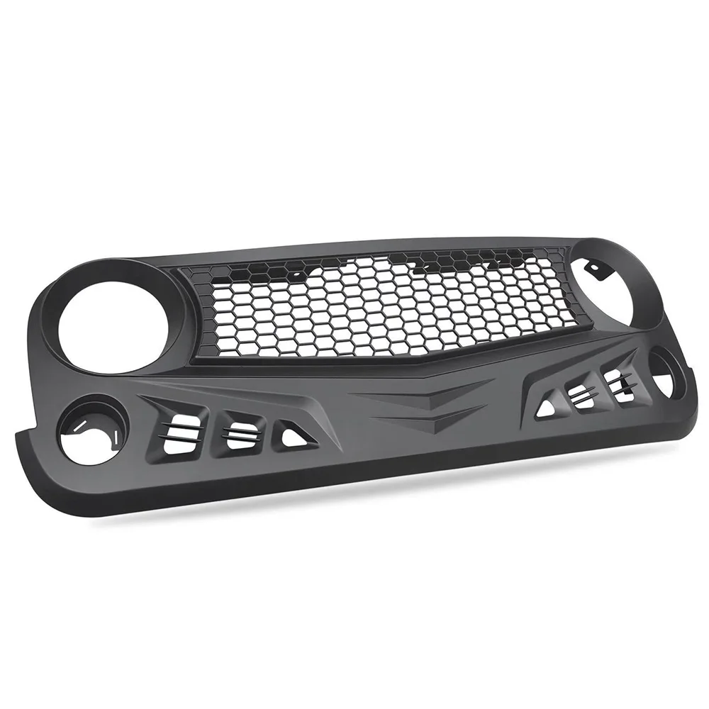 Передний гоночный гриль для Jeep Wrangler JK 2007-2017 решетка капота из АБС-пластика