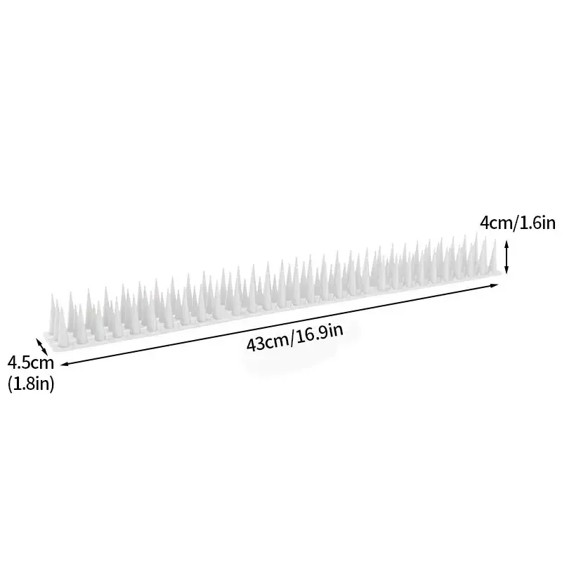 

Шипы от птиц ПВХ прозрачные