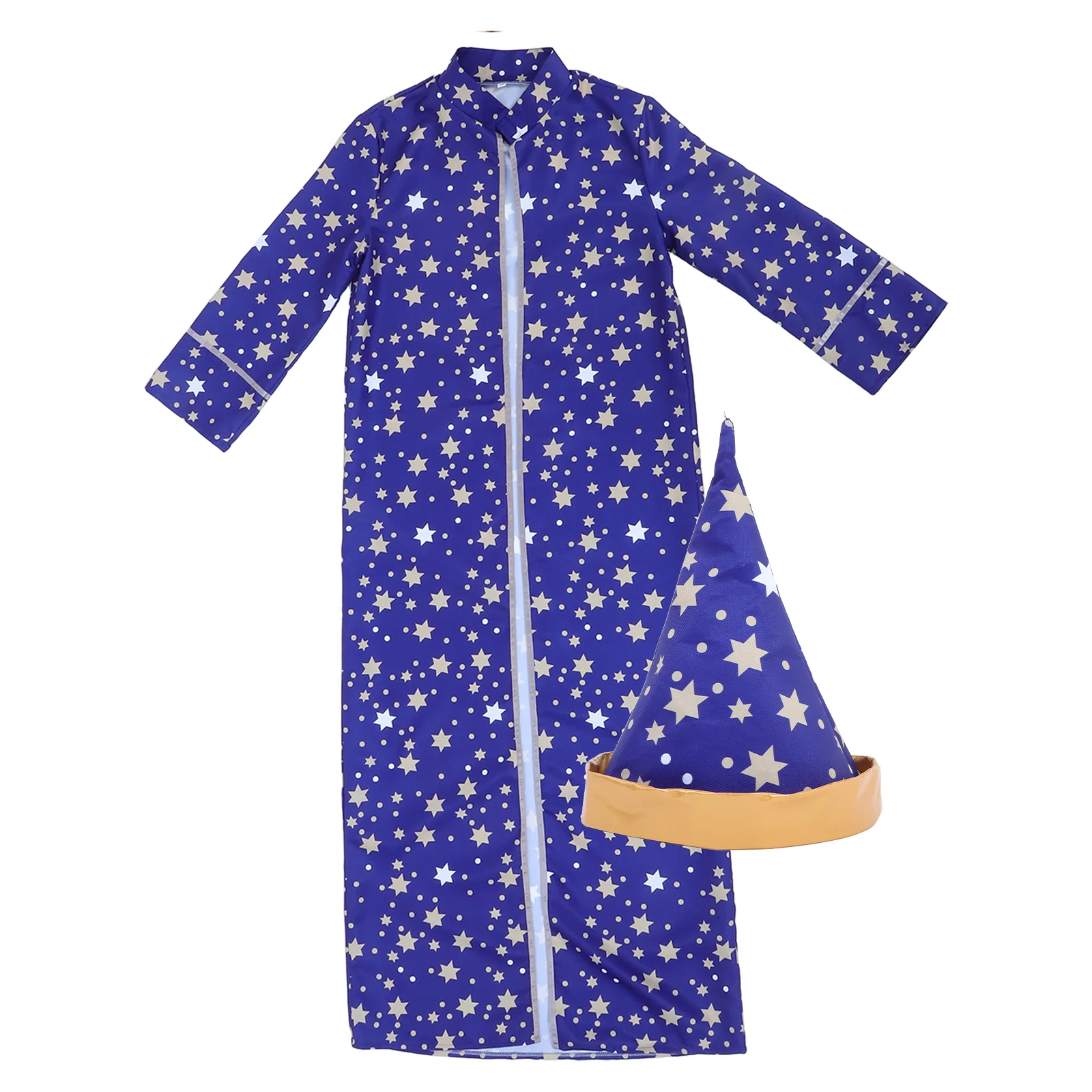 Халаты и плащ волшебника накидка для детей со звездами костюм мальчиков одежда