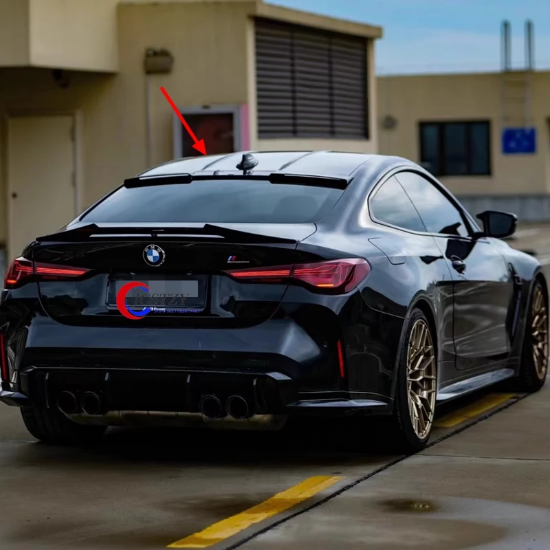 Фото Спойлер на крышу для BMW 4 серии G22 G82 G26 420i 430i 420d 430d M440i M440d, тюнинг-комплект, задний спойлер на багажник, 2020-2024 №2
