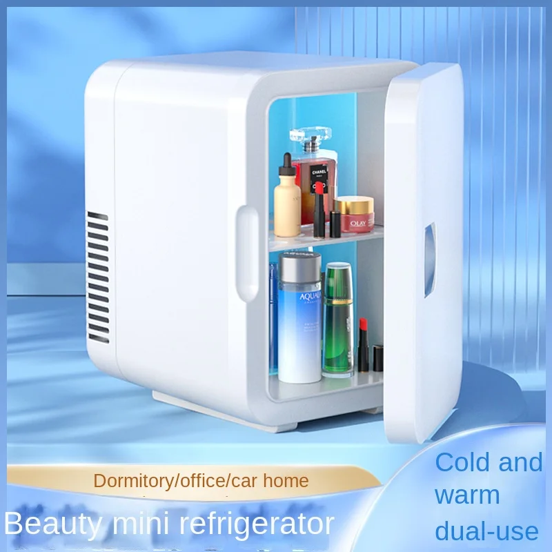 8L Car Refrigerator - Portable Mini Fridge for Dormitory Cosmetics Cooling Outdoors
