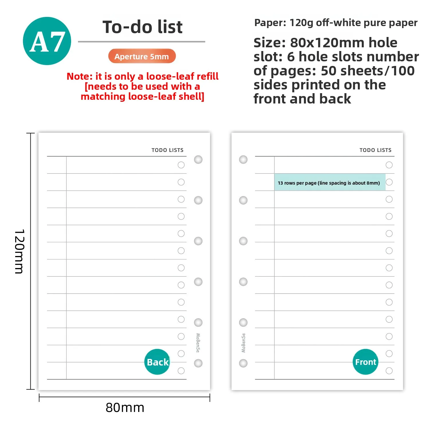 

Coliky А7 блокнот 50 листов