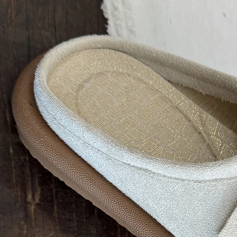 Фото Careaymade-уродливые милые удобные полутапочки на мягкой подошве, летние туфли в стиле ретро с бантом, нежные туфли-бобы, женская обувь для чайного искусства и леса №4