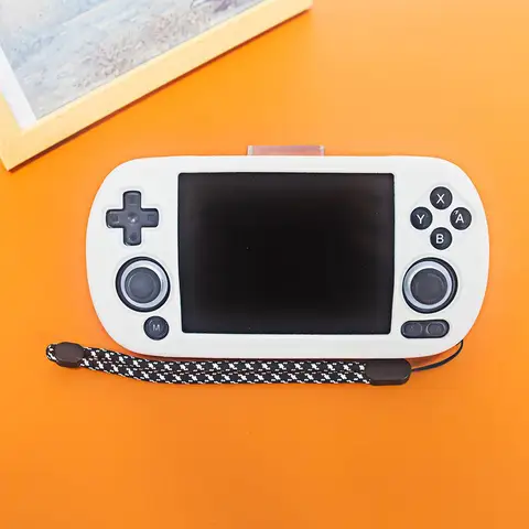 Для ANBERNIC RG40XX H большой экран ретро портативная игровая консоль силиконовый защитный чехол сплошной цвет